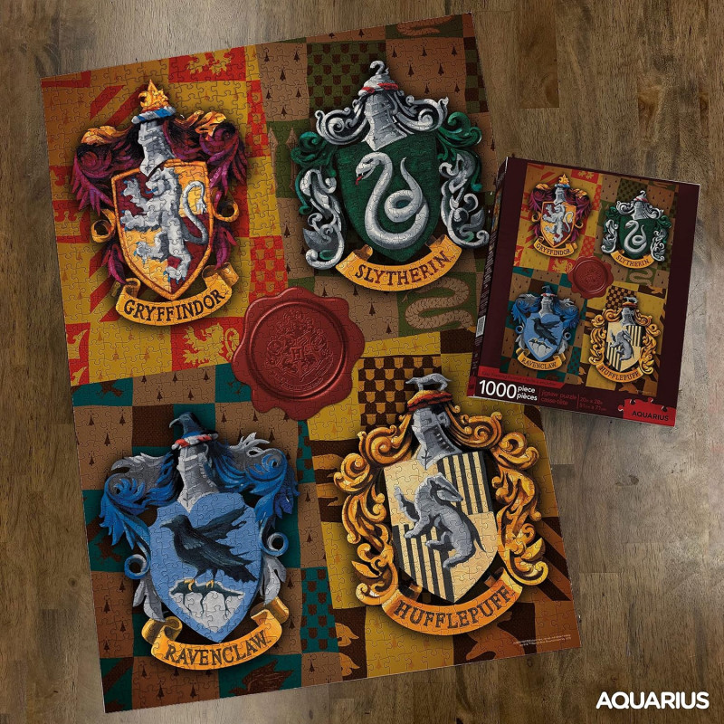 Harry Potter - Puzzle 1000 pièces House Crests