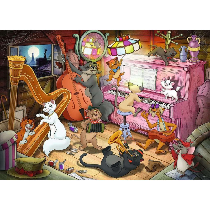 Disney - Puzzle Les Aristochats 1000 pièces