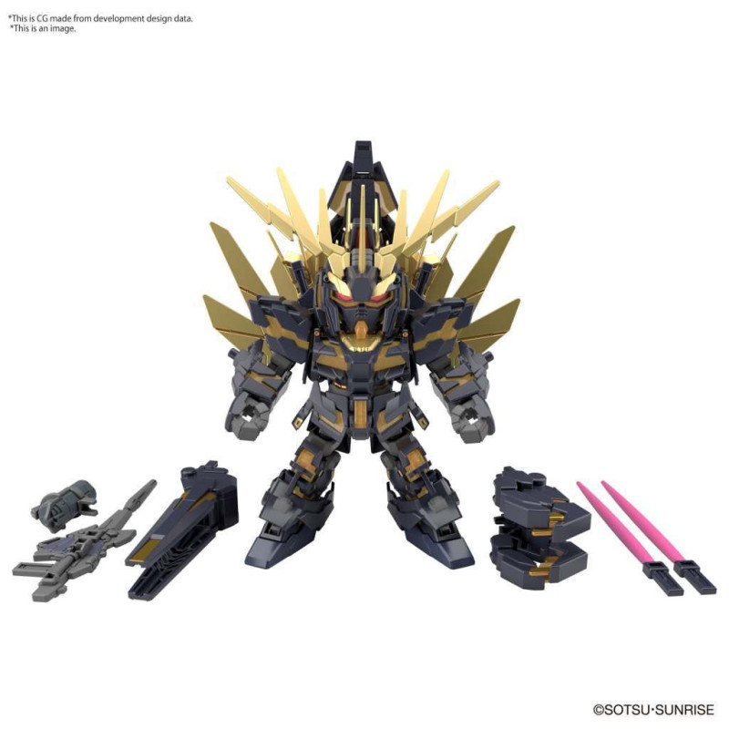 Gundam - SD Cross Silhouette Unicorn 02 Banshee & Norn Parts