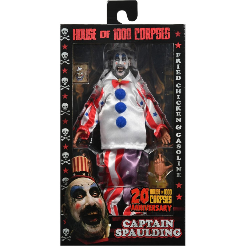 House of 1000 Corpses - Figurine Retro Clothed Captain Spaulding 20 cm