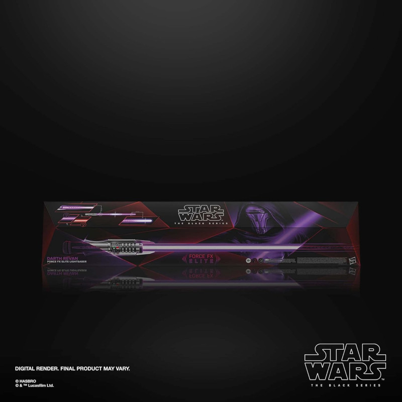 Star Wars: Knights of the Old Republic - Black Series - Réplique sabre laser Force FX Elite Darth Revan