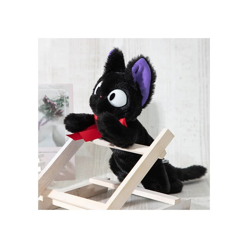 Kiki la Petite Sorcière - Peluche Jiji allongé