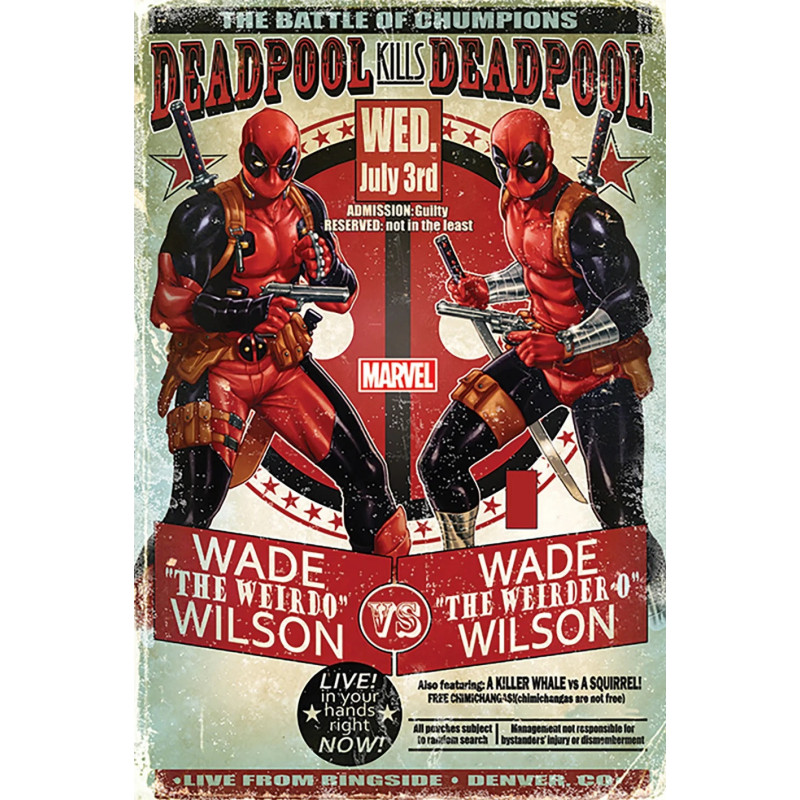 Marvel - Grand poster Deadpool Wade vs Wade (61 x 91,5 cm)