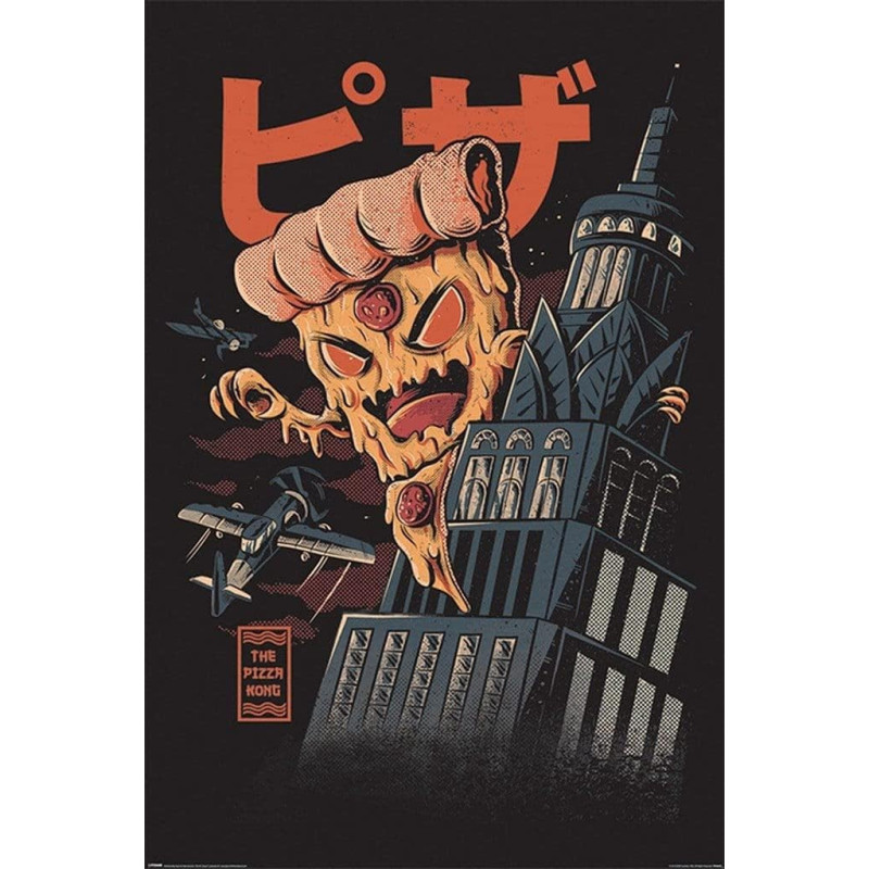 Ilustrata - grand poster Pizza Kong (61 x 91,5 cm)