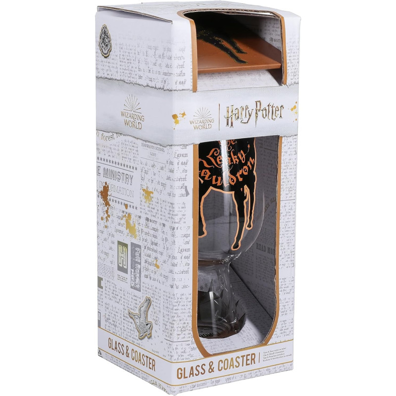 Harry Potter - Set verre + sous-verre Leaky Cauldron