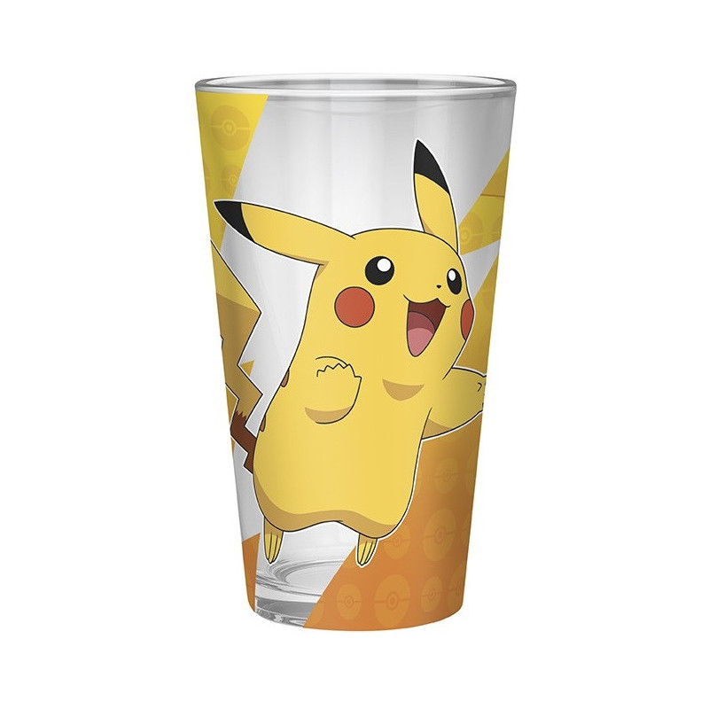 Pokemon - Verre XXL 400 ml Pikachu effet métal