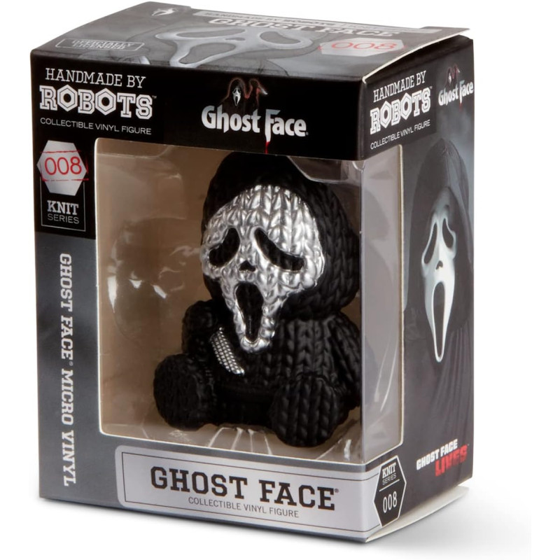 Scream - Figurine Micro Knit Series : Ghostface (masque argenté) 4,5 cm