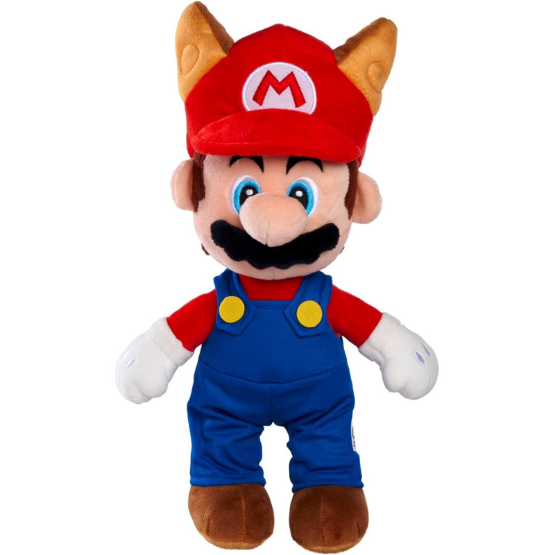 Super Mario - Peluche Mario Racoon 30 cm