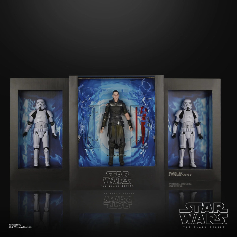 Star Wars : The Force Unleashed - Black Series figurines Starkiller et Stormtroopers