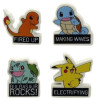 Pokemon - Set de 4 gommes