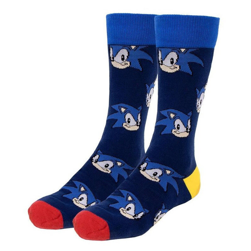 Sonic - Chaussettes Tête de Sonic 40/46