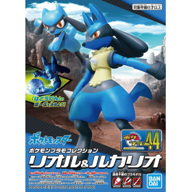 Pokemon - Model kit Collection Plamo : Riolu & Lucario