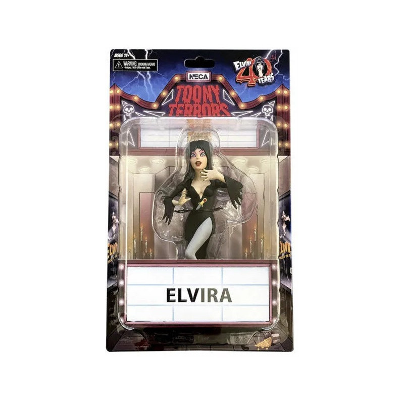 Toony Terrors - Figurine Elvira Mistress of Darkness 15 cm