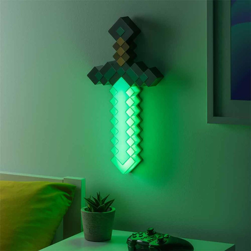 Minecraft - Lampe veilleuse Epée de Diamant