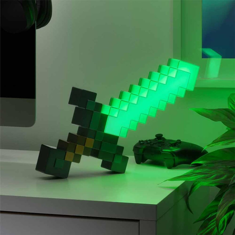 Minecraft - Lampe veilleuse Epée de Diamant