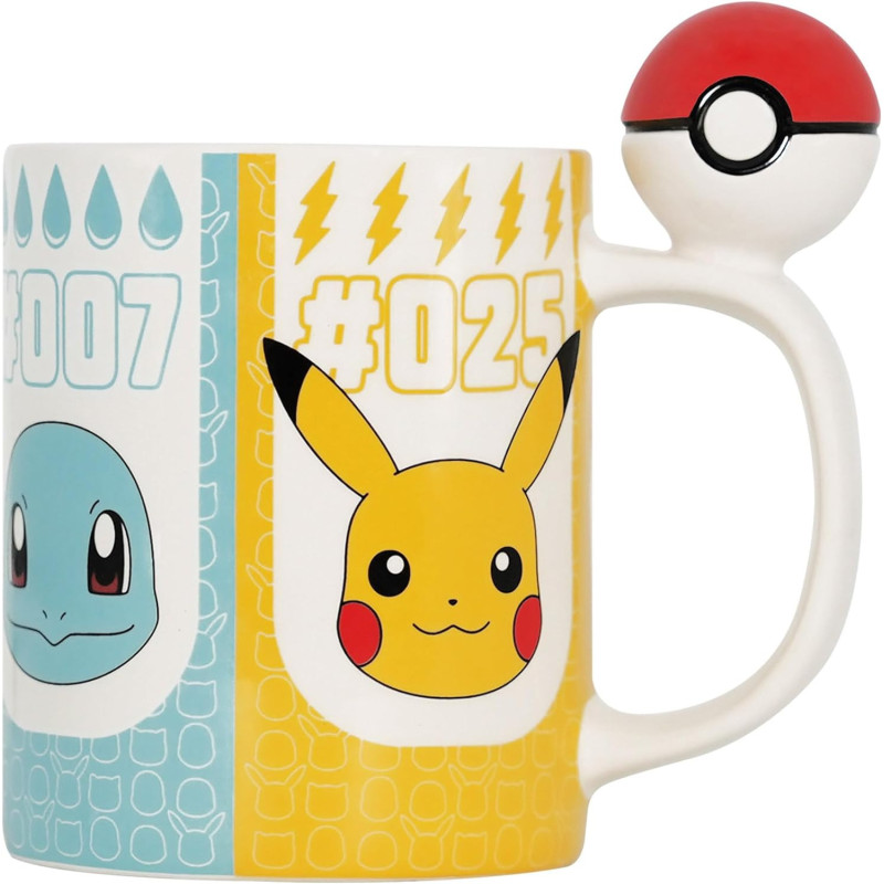 Pokemon - Mug 3D anse Pokéball