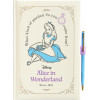 Disney : Alice au Pays des Merveilles - Carnet bullet journal premium + stylo