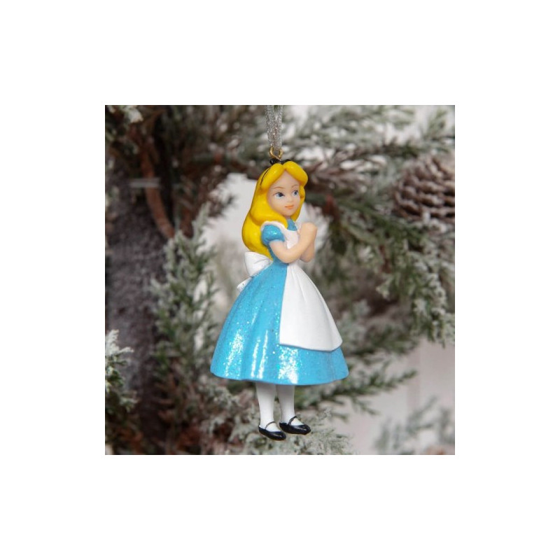 Disney : Alice au Pays des Merveilles - Set de 4 ornements sapin