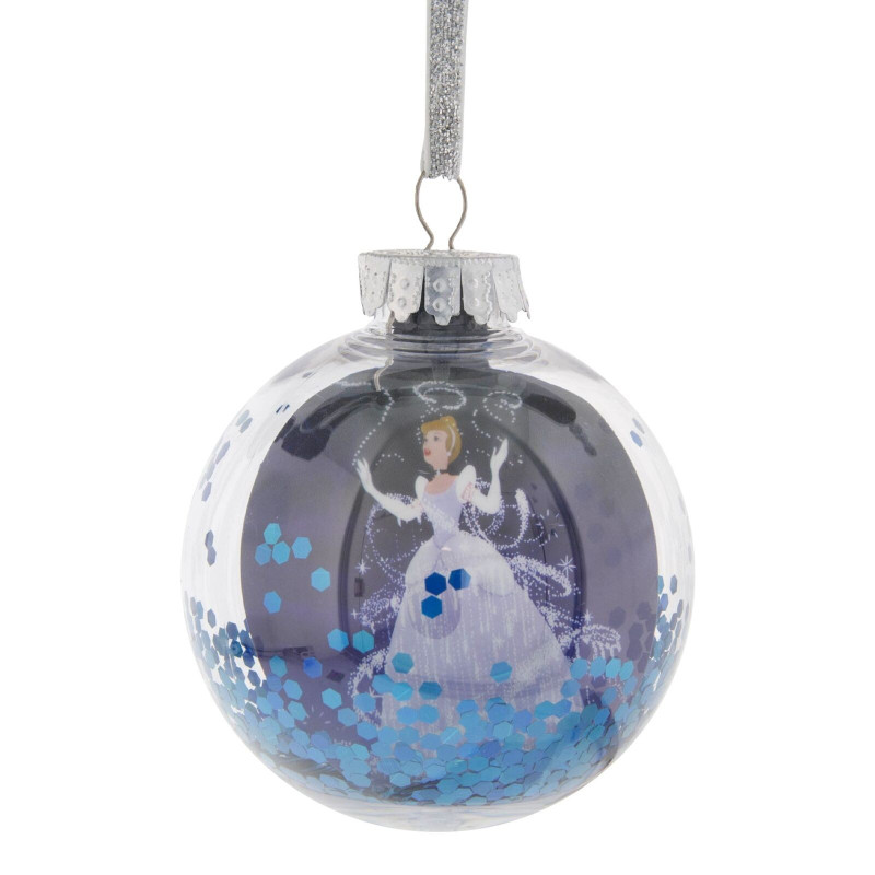 Disney : Cendrillon - Ornement boule de sapin sequins