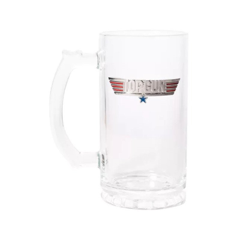 Top Gun - Chope en verre Logo