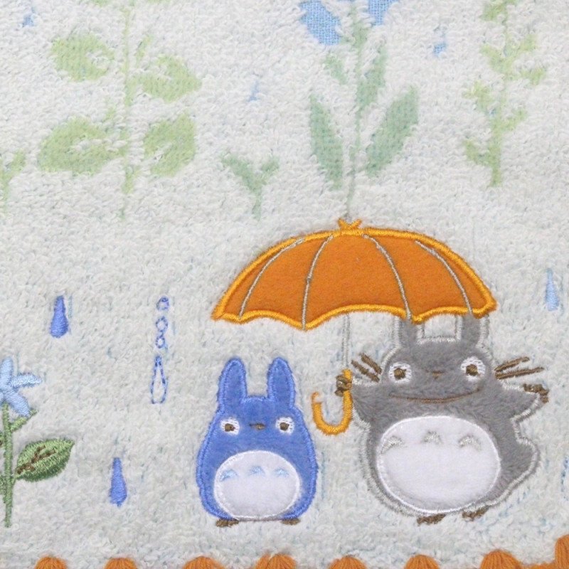 Mon voisin Totoro - Serviette Sous la Pluie 25 x 25 cm