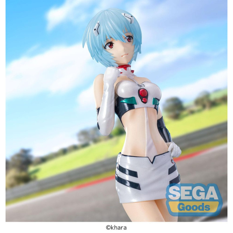 Evangelion - Figurine Luminasta : Racing Rei Ayanami Pit Walk 21 cm BOITE OUVERTE