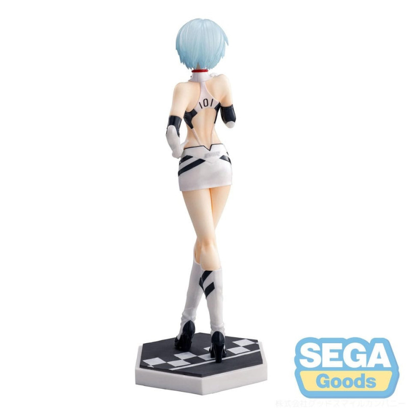 Evangelion - Figurine Luminasta : Racing Rei Ayanami Pit Walk 21 cm BOITE OUVERTE