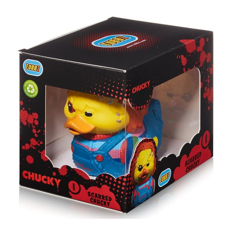 Child's Play - Figurine canard TUBBZ Chucky Scarred 10 cm