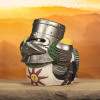 Dark Souls - Figurine canard TUBBZ Solaire of Astora 10 cm