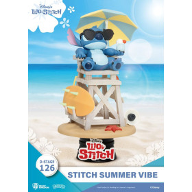 Disney - Diorama PVC D-Stage Stitch Summer Vibe 16 cm