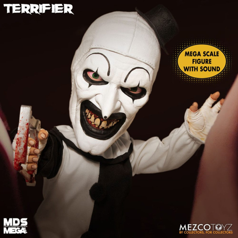 Terrifier - Figurine poupée MDS Mega Scale Art the Clown with Sound 38 cm