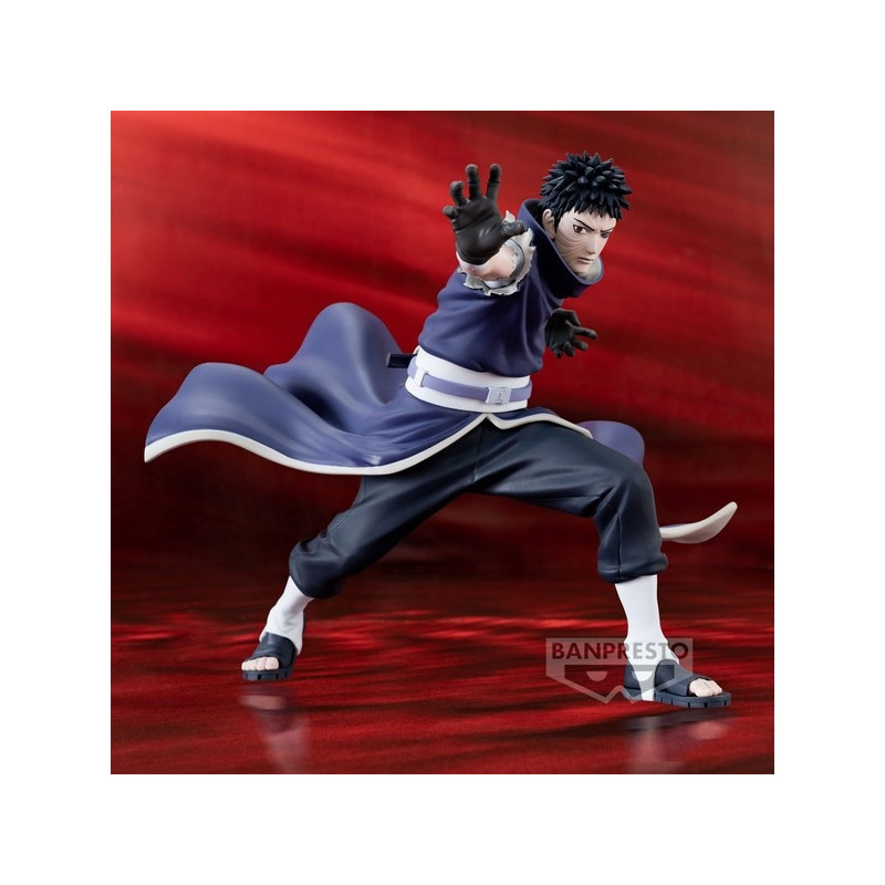 Naruto Shippuden - Figurine Vibration Stars : Uchiha Obito 14 cm BOITE OUVERTE 