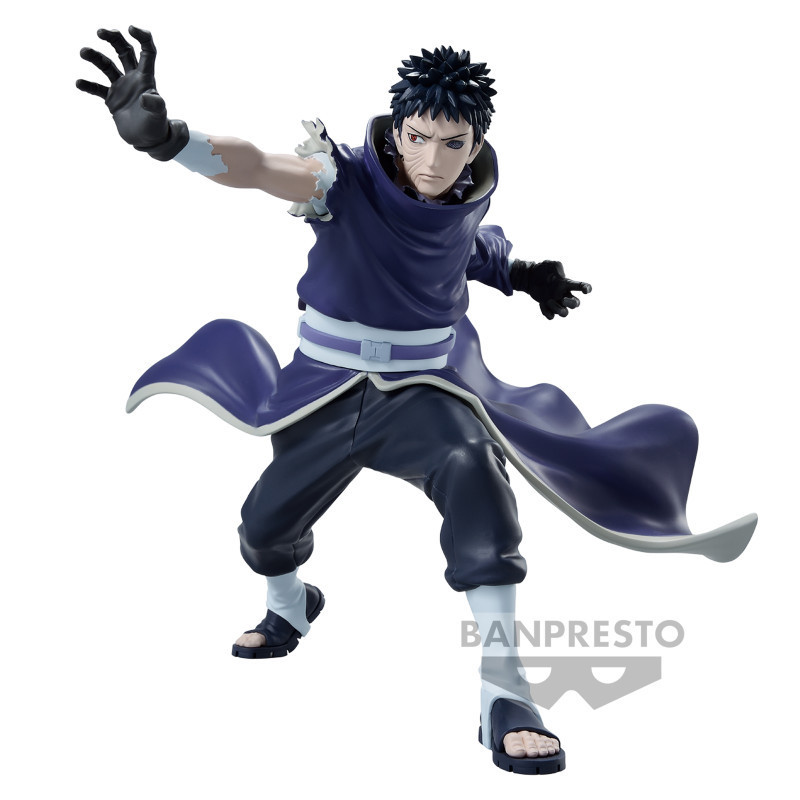 Naruto Shippuden - Figurine Vibration Stars : Uchiha Obito 14 cm BOITE OUVERTE 