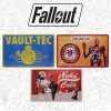 OCTOBRE 2024 : Fallout - Set de 3 panneaux en métal Brands