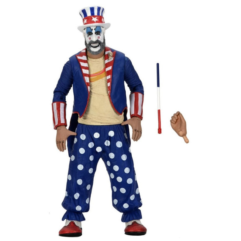 JANVIER 2025 : House of 1000 Corpses - Figurine Captain Spaulding (Tailcoat) 20th Anniversary 18 cm