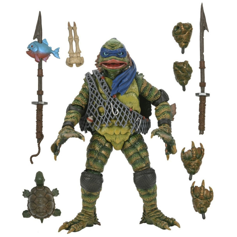 Universal Monsters x TMNT - Figurine Leonardo as the Creature 18 cm