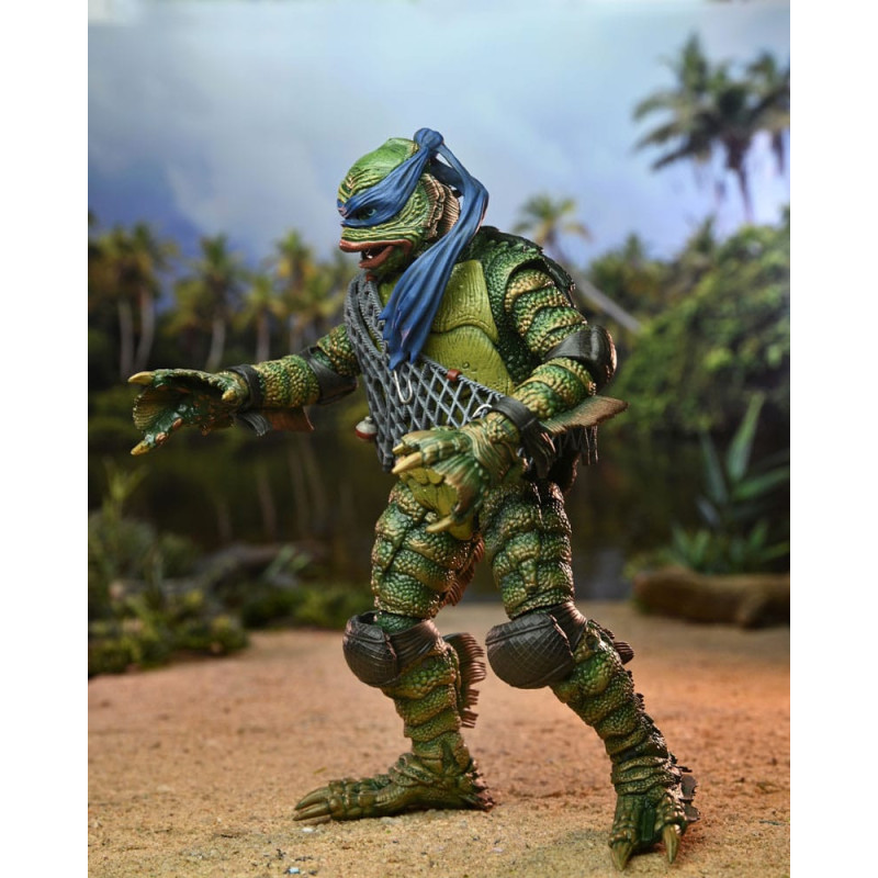 Universal Monsters x TMNT - Figurine Leonardo as the Creature 18 cm