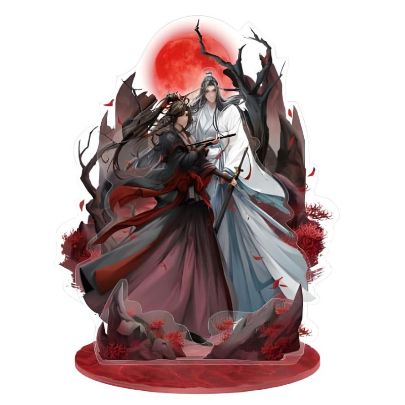 FIN 2024 : Grandmaster of Demonic Cultivation - Figurine acrylique Wei Wuxian & Lan Wangji 5th Anniversary Ver. 20 cm