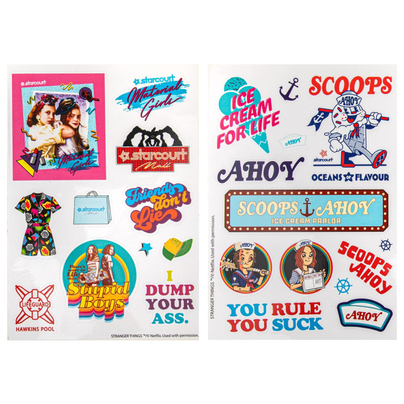 Stranger Things - Set de stickers autocollants Season 3