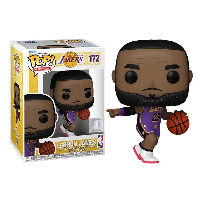 NBA - Pop! - Lakers Uniform Lebron James n°172 BOITE ABIMEE  