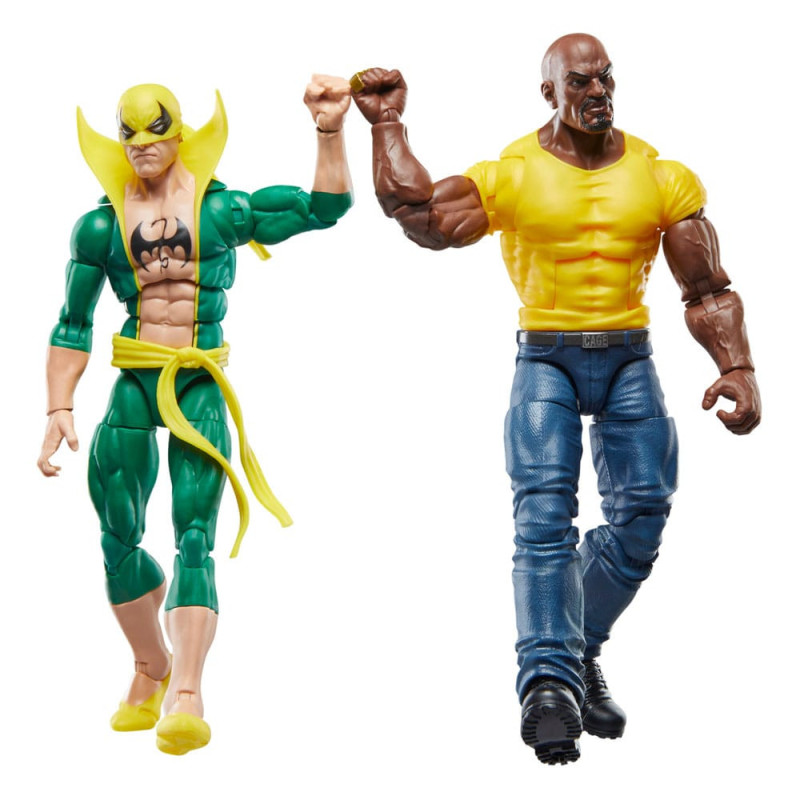 Marvel Legends - Pack 2 figurines Iron Fist & Luke Cage 15 cm