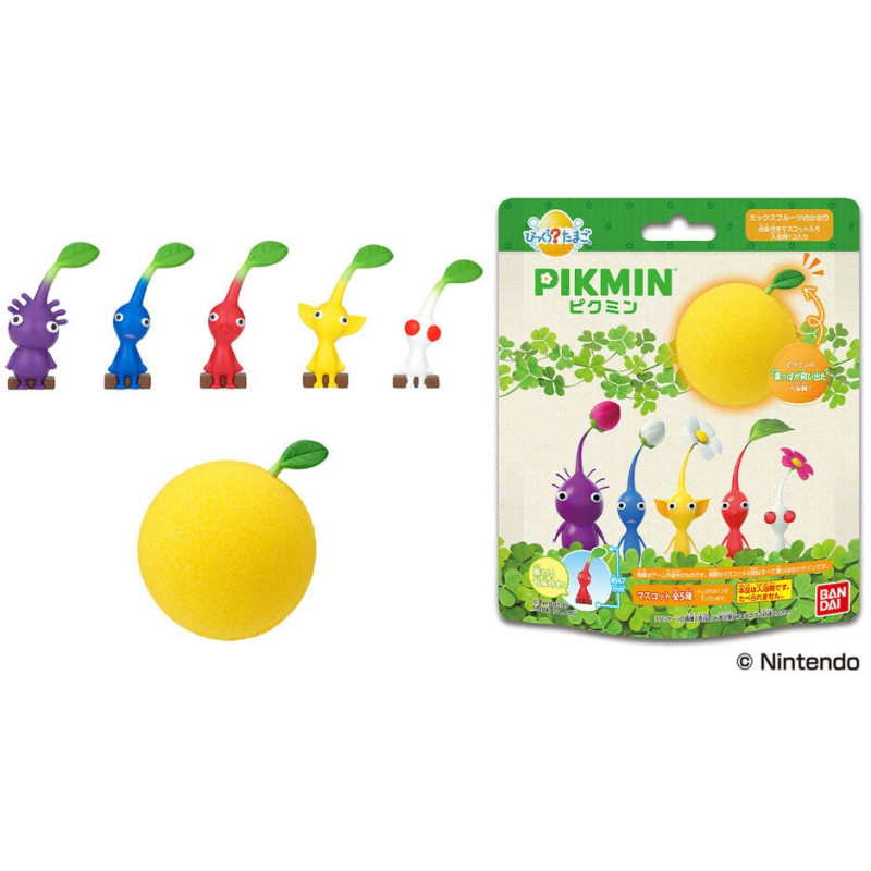 Pikmin - Bombe de bain + figurine 1 EXEMPLAIRE ALEATOIRE