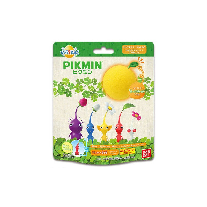 Pikmin - Bombe de bain + figurine 1 EXEMPLAIRE ALEATOIRE