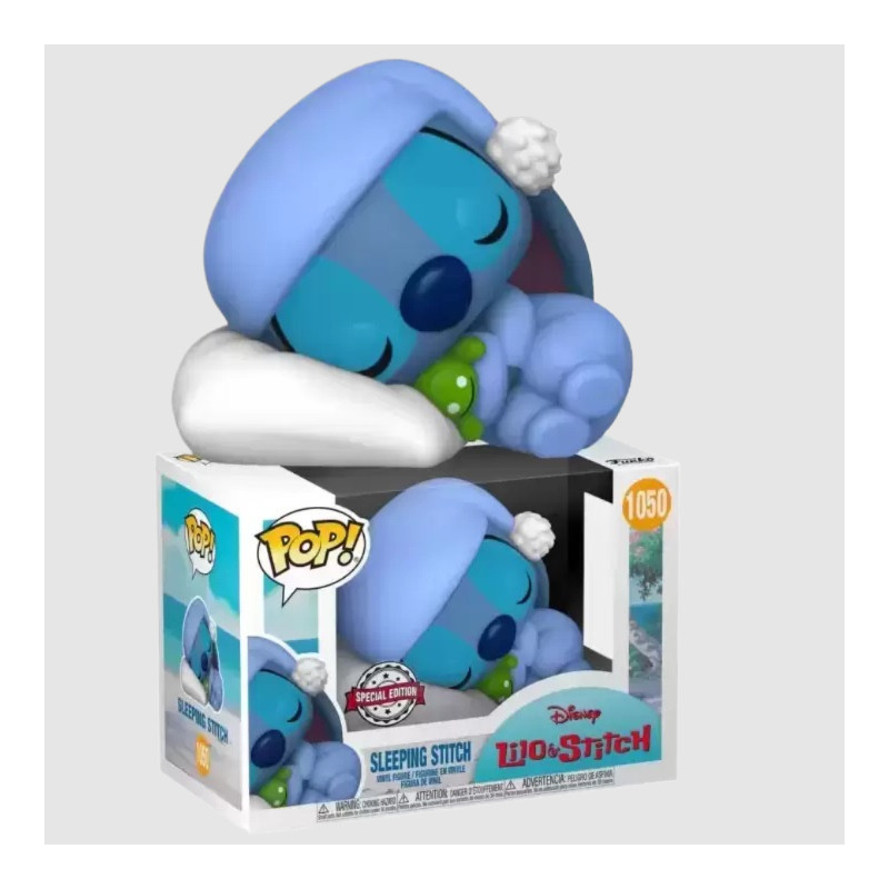 DÉCEMBRE 2024 : Disney: Lilo & Stitch - Pop! - Sleeping Stitch n°1050 exclusive