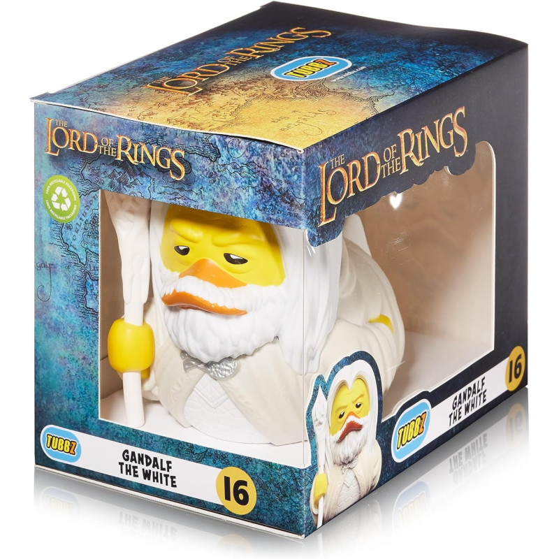 Lord of the Rings - Canard de bain Tubbz Gandalf the White Boxed Edition 10 cm