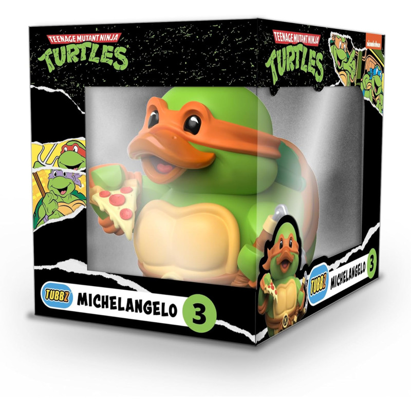 Tortues Ninja - TMNT - Canard de bain Tubbz Michelangelo Boxed Edition 10 cm