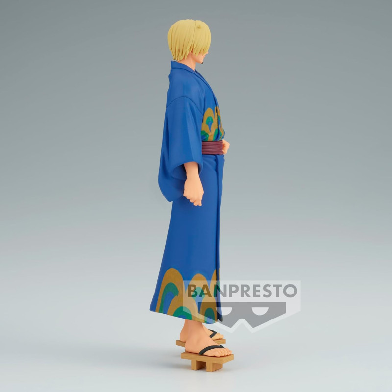 One Piece - Figurine DXF The Grandline Men Wanokuni Yukata Sanji 17 cm