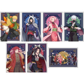 Naruto Shippuden - Set de 7 cartes illustrées Zinrou ver.