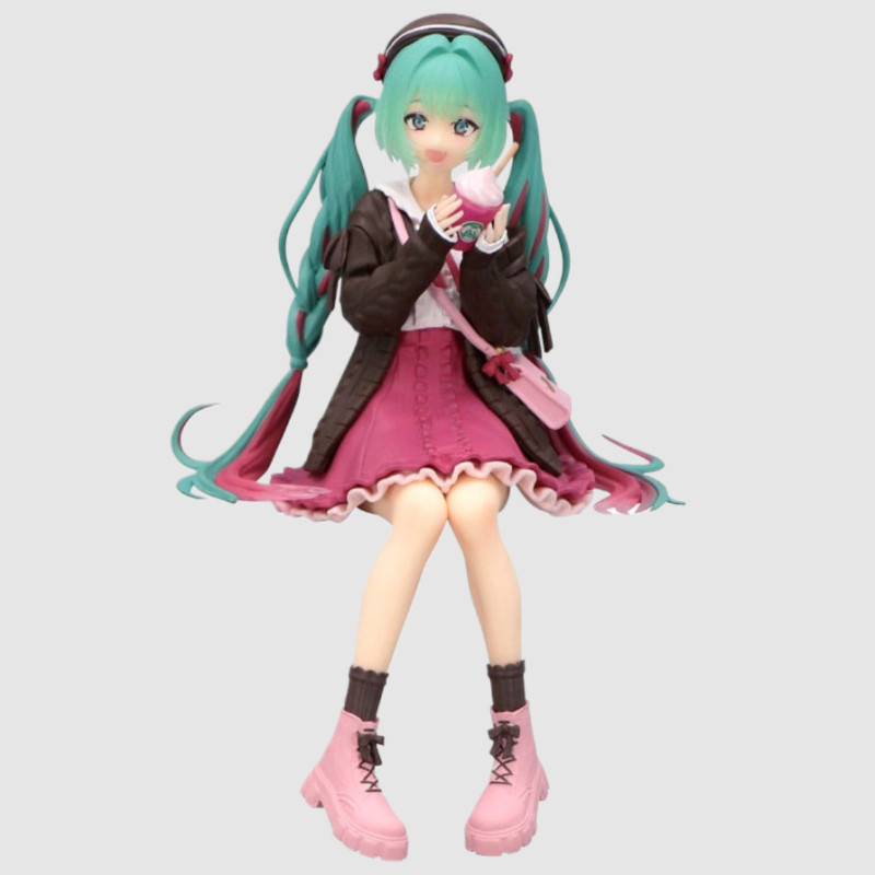 DECEMBRE 2024 : Hatsune Miku - Figurine Noodle Stopper Autumn Date Pink Color Ver. 14 cm