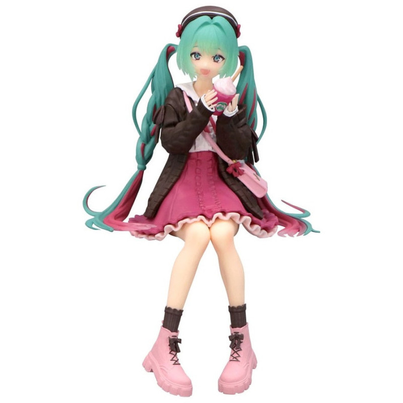 DECEMBRE 2024 : Hatsune Miku - Figurine Noodle Stopper Autumn Date Pink Color Ver. 14 cm